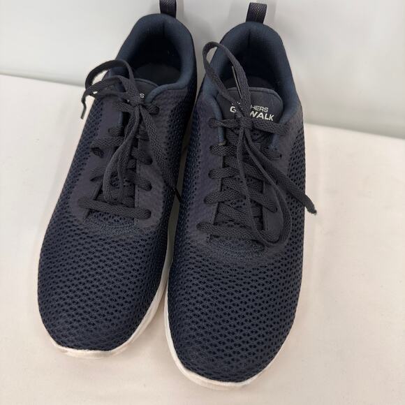 Skechers Women's GoGa Max Go Walk Joy Paradise Blue Sneakers Size 8 - Picture 3 of 8